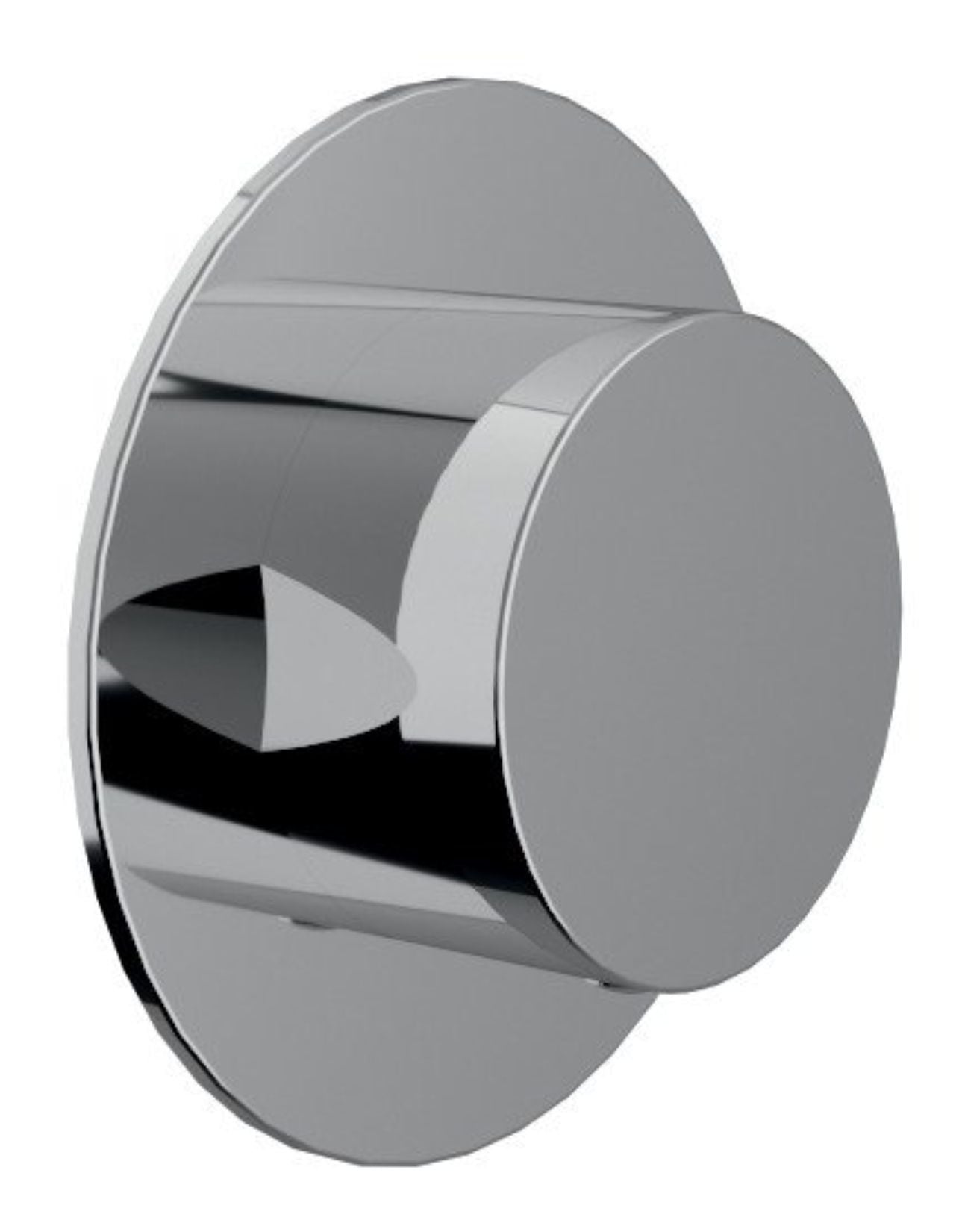 Rubinetterie Treemme 3M Showers & Thermostatics RWIT 75D5 CC 10 + RWIT 7AD5 ZZ 01 Rubinetto D'Arresto Deviatore Incasso 2 Uscite Monoforo Installazione Parete 1 Manopola Materiale Ottone Finitura Cromata Parte Interna Esterna Incluse