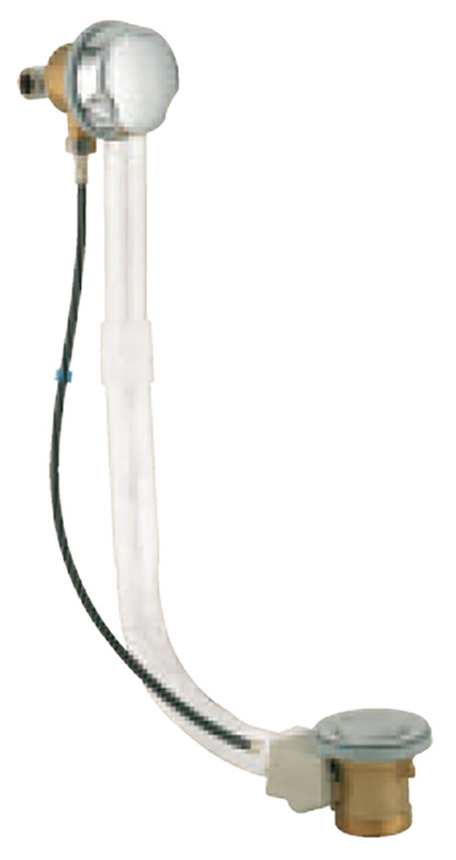 Rubinetterie Treemme 3M Spare Parts - Accessories IT 0460 CC ZZ AB Colonna di Scarico per Vasche da Bagno Materiale ABS Finitura Cromata