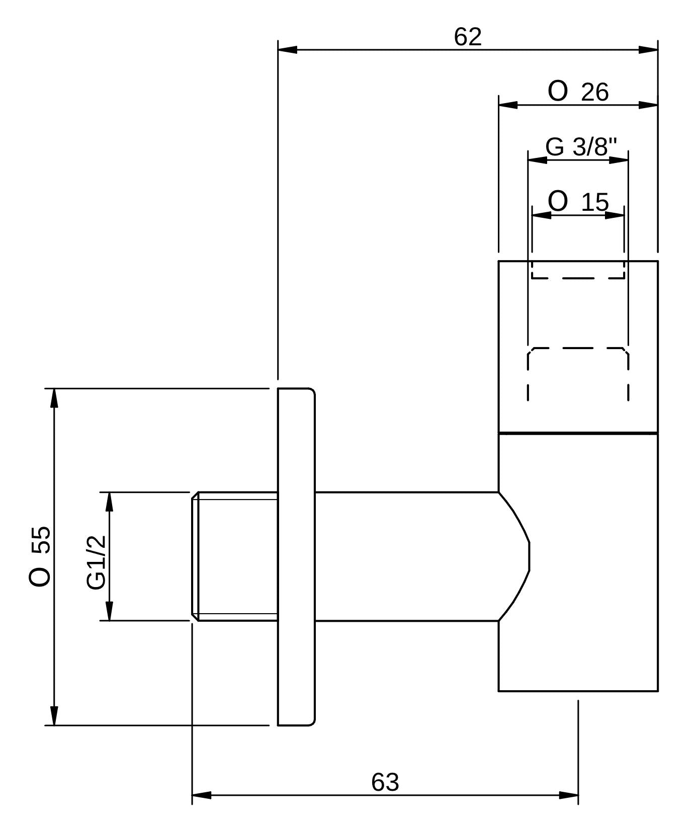 Rubinetterie Treemme 3M Spare Parts - Accessories RWIT 6526 CC 01 Rubinetto D’Arresto Con Filtro in Rete di Acciaio Installazione Parete Monoforo Forma Tonda Materiale Ottone Finitura Cromata