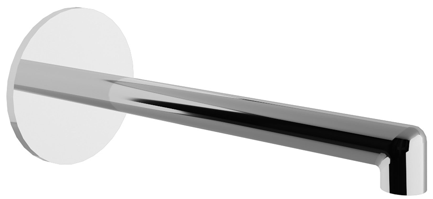 Rubinetterie Treemme 3M T30 IT 5B63 CC ZZ ZZ Bocca Muro 180 mm Getto Erogazione Uscita Acqua Installazione Parete Materiale Ottone Finitura Cromata Stile Moderno Monoforo Lunghezza 188 mm Portata Acqua 5 Litri Al Minuto