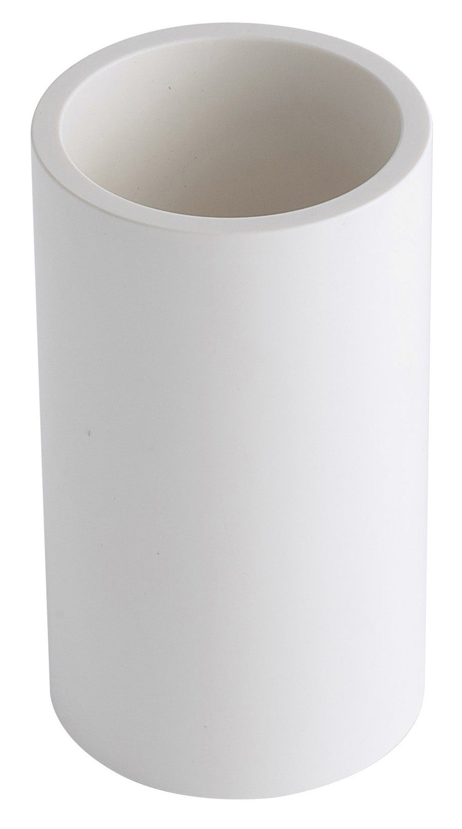 Rubinetterie Treemme 3M TAG# Quadra IT 1Z04 BB ZZ 10 Bicchiere Per Spazzolino a Muro Per Bagno Installazione A Parete Tondo Diametro Ø 57 mm Altezza 100 mm Materiale Pom C Finitura Bianco