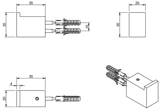 Rubinetterie Treemme 3M TAG# Quadra IT 1Z11 CC ZZ ZZ Porta Abiti Accappatoi Appendino Per Bagno Installazione A Parete Materiale Ottone Finitura Cromato