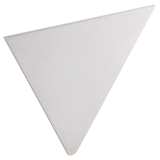 Rubinetterie Treemme 3M TAG# Filo IT 1Z36 BB ZZ ZZ Ripiano Angolare Doccia Per Bagno Forma Triangolo Installazione A Parete Misura 250x238 mm Materiale Pom C Finitura Bianco