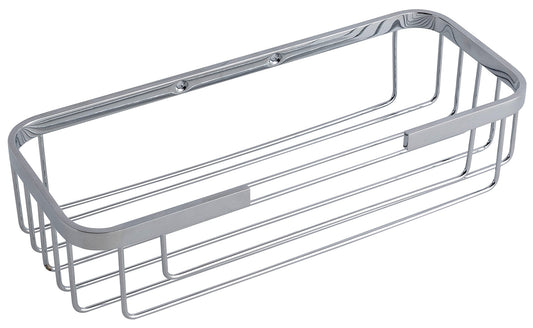 Rubinetterie Treemme 3M TAG# Quadra IT 3Z02 CC ZZ ZZ Griglia Portaspugna Cestino Doccia Portaoggetti Per Bagno Installazione A Parete Rettangolare Larghezza 300 mm Profondità 120 mm Altezza 62 mm Materiale Ottone Finitura Cromato