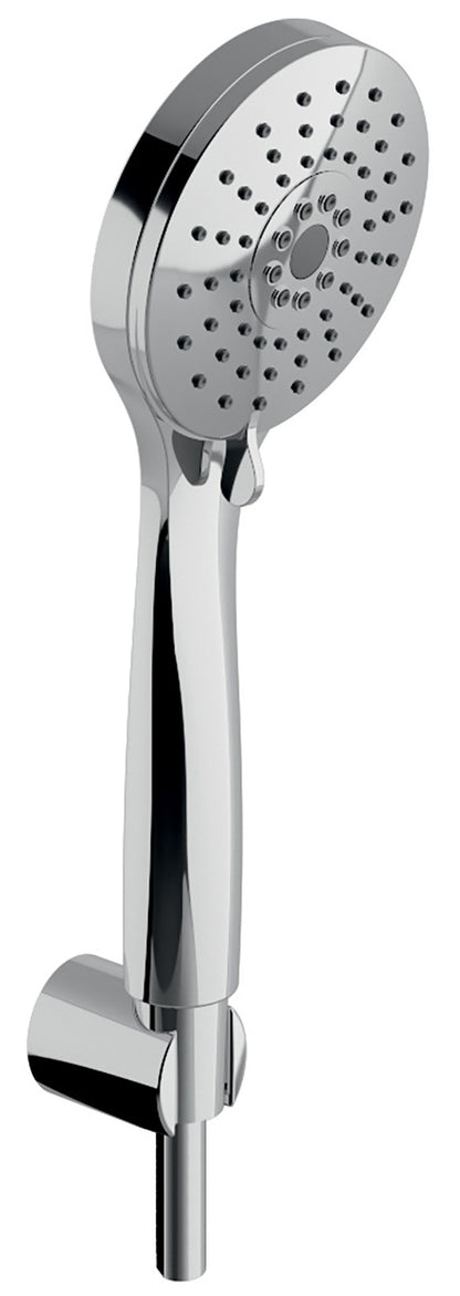 Rubinetterie Treemme 3M Termo S + Showers RWIT 5056 CC 02 Kit Gancio Doccetta In Metallo Estraibile Forma Tonda Multigetto Materiale ABS Flessibile PVC 1,5 Metri Finitura Cromata Portata 8 Litri Al Minuto