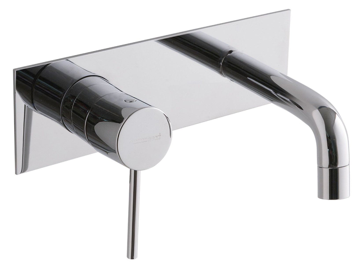 Rubinetterie Treemme 3M UP+ RWIT 6BA7 CC BC + RWIT 51A5 ZZ 01 Miscelatore Monocomando Lavabo Incasso 97 Installazione Parete 1 Leva a Sinistra 2 Fori Meccanico Moderno Con Piastra Orizzontale Lunghezza 106 mm Ottone Cromata Parte Interna Esterna Incluse