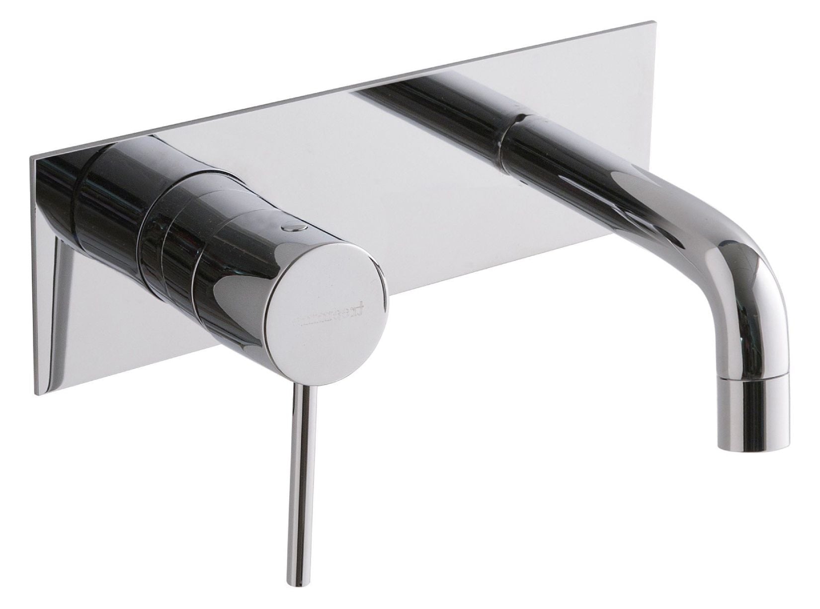 Rubinetterie Treemme 3M UP+ RWIT 6BA7 CC BC + RWIT 51A5 ZZ 01 Miscelatore Monocomando Lavabo Incasso 97 Installazione Parete 1 Leva a Sinistra 2 Fori Meccanico Moderno Con Piastra Orizzontale Lunghezza 106 mm Ottone Cromata Parte Interna Esterna Incluse