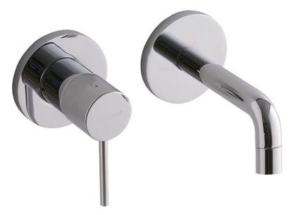 Rubinetterie Treemme 3M UP+ RWIT 6BC7 CC BC + RWIT 51A5 ZZ 01 Miscelatore Monocomando Lavabo Incasso 97 Installazione Parete 1 Leva a Sinistra 2 Fori Meccanico Moderno Posizione Orizzontale Lunghezza 106 mm Ottone Cromata Parte Interna Esterna Incluse