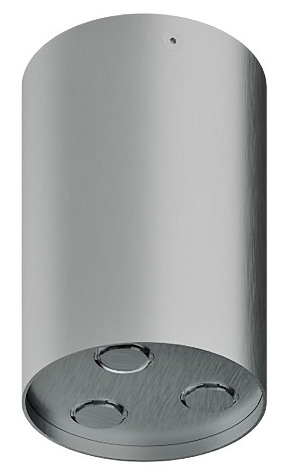 Rubinetterie Treemme 3M WaterTube IT RTBR 418 IS Soffione Doccia A Soffitto Forma Rotonda Cilindrica Uscita Acqua Nebulizzatore Diametro Ø 142 mm Stile Moderno Acciaio Finitura Inox Spazzolato Opaco