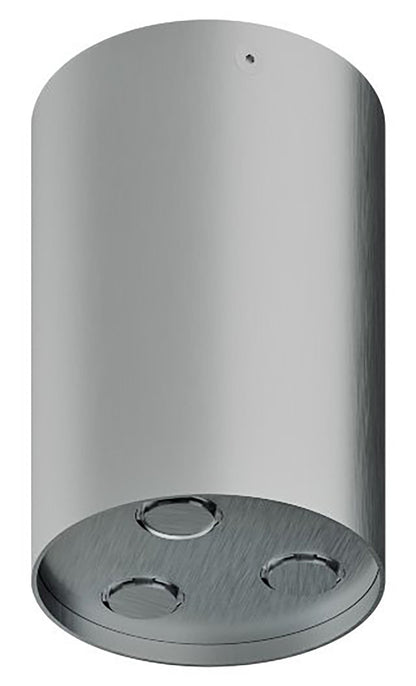 Rubinetterie Treemme 3M WaterTube IT RTBR 418 IS Soffione Doccia A Soffitto Forma Rotonda Cilindrica Uscita Acqua Nebulizzatore Diametro Ø 142 mm Stile Moderno Acciaio Finitura Inox Spazzolato Opaco