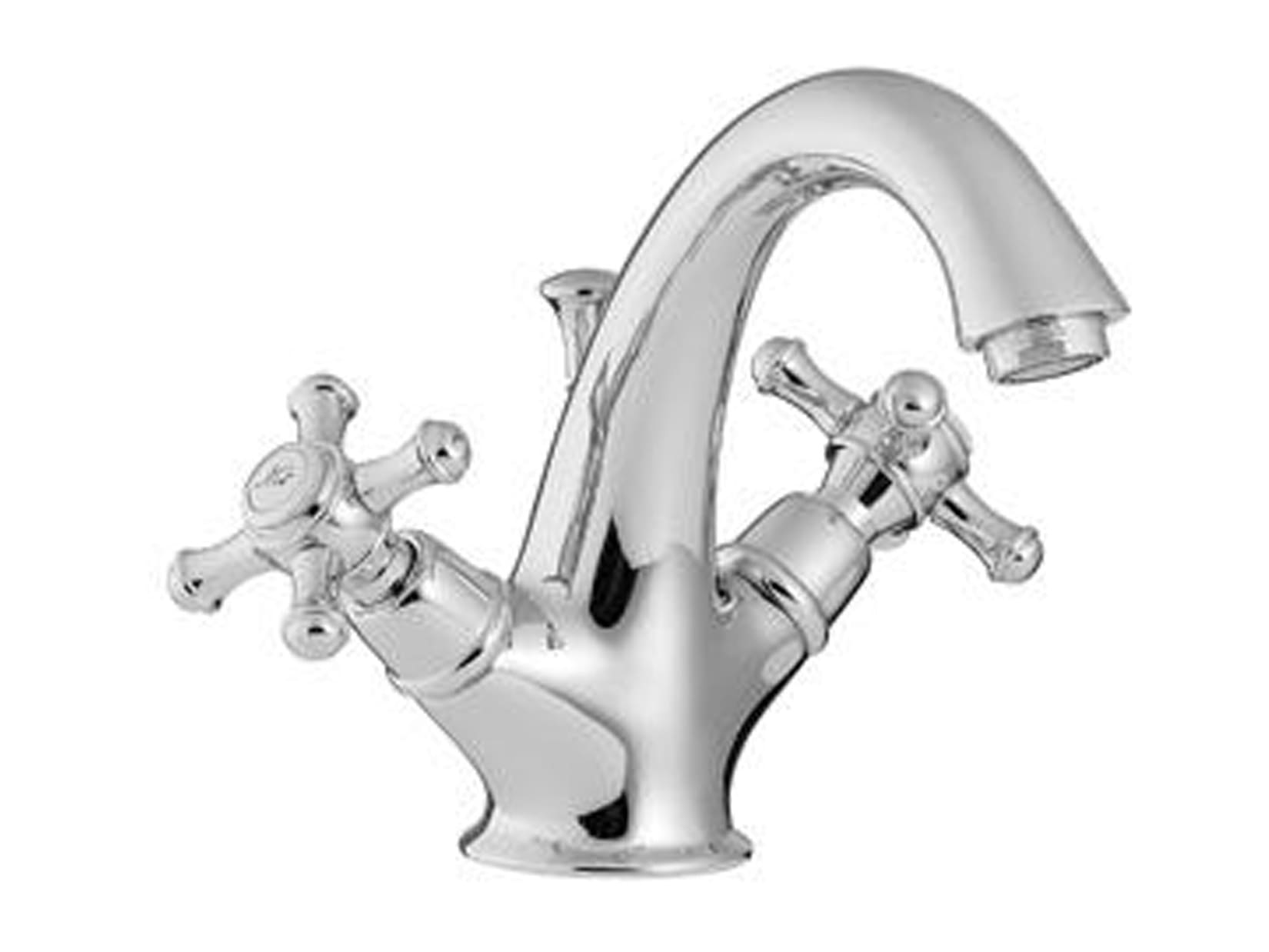 Rubinetterie Treemme 3M OLD ITALY IT 4414 CC OI ZZ Miscelatore Monoforo Lavabo Con Piletta Di Scarico Automatico Materiale Ottone Finitura Cromata