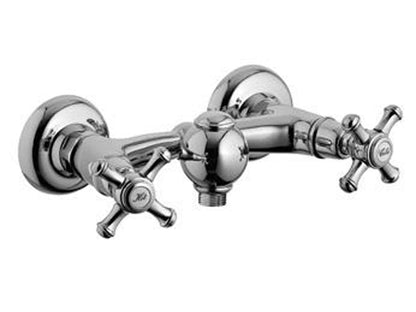 Rubinetterie Treemme 3M OLD ITALY IT 4456 CC OI ZZ Miscelatore Gruppo Esterno Doccia Senza Set Doccia Materiale Ottone Finitura Cromata