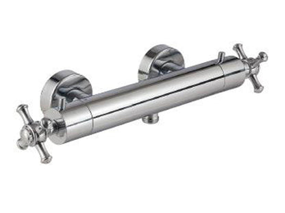 Rubinetterie Treemme 3M OLD ITALY IT 4488 CC OI ZZ Miscelatore Termostatico Esterno Doccia Senza Set Doccia Materiale Ottone Finitura Cromata