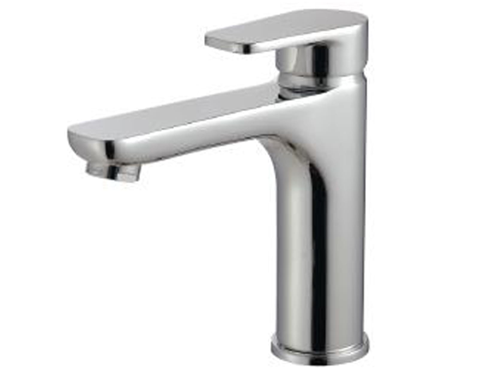 Rubinetterie Treemme 3M Contract ZIP IT 4921 CC KP ZZ Miscelatore Monocomando Monoforo Appoggio Lavabo 121 mm Con Piletta Di Scarico Click - Clack Stile Moderno Materiale Ottone Finitura Cromata