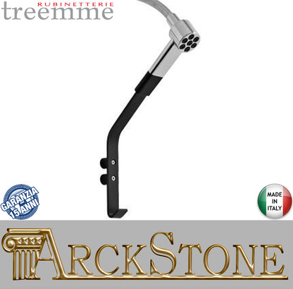 Duplex Set Doccia Con Flessibile E Doccetta In Metallo Rubinetterie Treemme Nanotech Finitura Cromata 