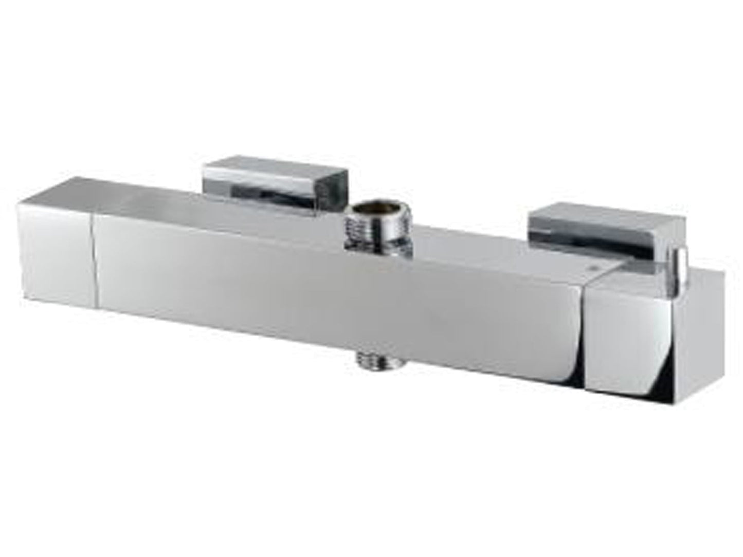 Rubinetterie Treemme SHOWERS & THERMOSTATICS Miscelatore Termostatico Esterno Doccia 3/4" - 1/2" Quadro Materiale Ottone Finitura Cromata