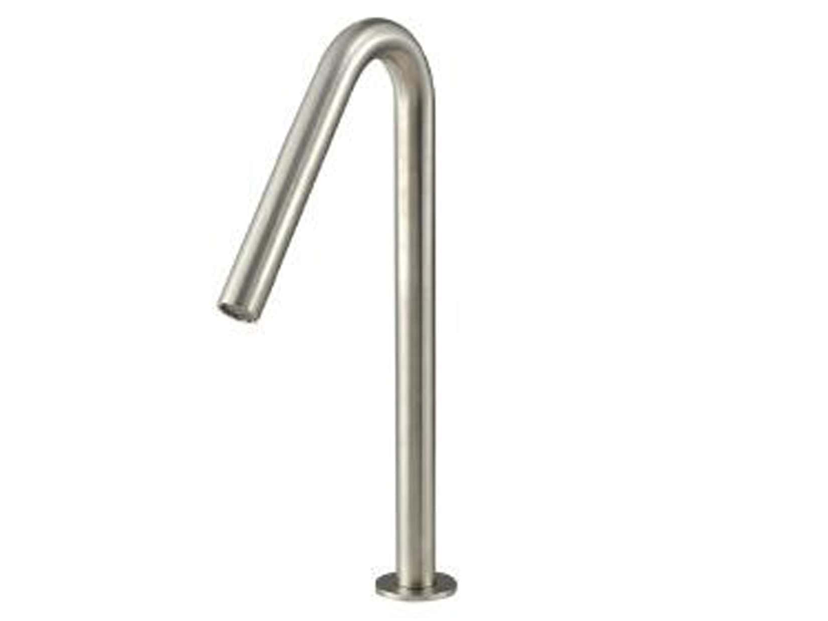 Rubinetterie Treemme 3M 22MM RWIT 6054 IS 01 Bocca Getto Erogazione Acqua Lavabo Da Piano 210 Altezza Totale 340 mm Stile Moderno Materiale Acciaio Finitura Acciaio Spazzolato Opaco Inox