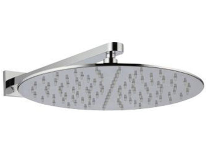Rubinetterie Treemme SHOWERS & THERMOSTATICS Soffione Doccia A Parete Rotondo In Metallo Ø300 mm Anticalcare Con Braccio Doccia 320 mm Materiale Ottone Finitura Cromata