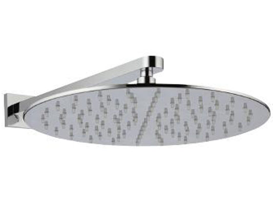 Rubinetterie Treemme SHOWERS & THERMOSTATICS Soffione Doccia A Parete Rotondo In Metallo Ø300 mm Anticalcare Con Braccio Doccia 320 mm Materiale Ottone Finitura Cromata