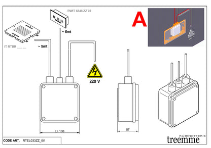 Rubinetterie Treemme SHOWERS & THERMOSTATICS Soffione Doccia A Soffitto Misura 700x400 mm Forma Rettangolare Funzione Acqua Pioggia Cascata Getto Cromoterapia Materiale Acciaio Inox Finitura Cromata Incluso di Tastierino Comandi Fashion