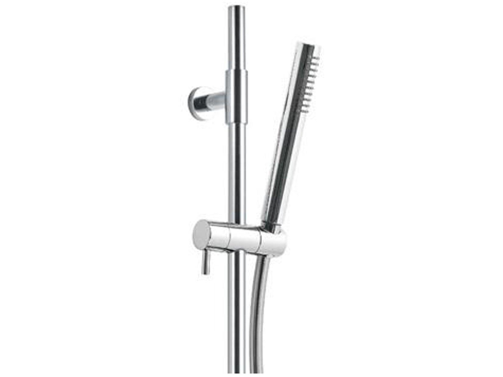 Kit Saliscendi Con Doccetta In Metallo Senza Presa Acqua Rubinetterie Treemme Ran Finitura Cromata