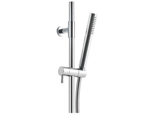 Kit Saliscendi Con Doccetta In Metallo Senza Presa Acqua Rubinetterie Treemme Ran Finitura Cromata