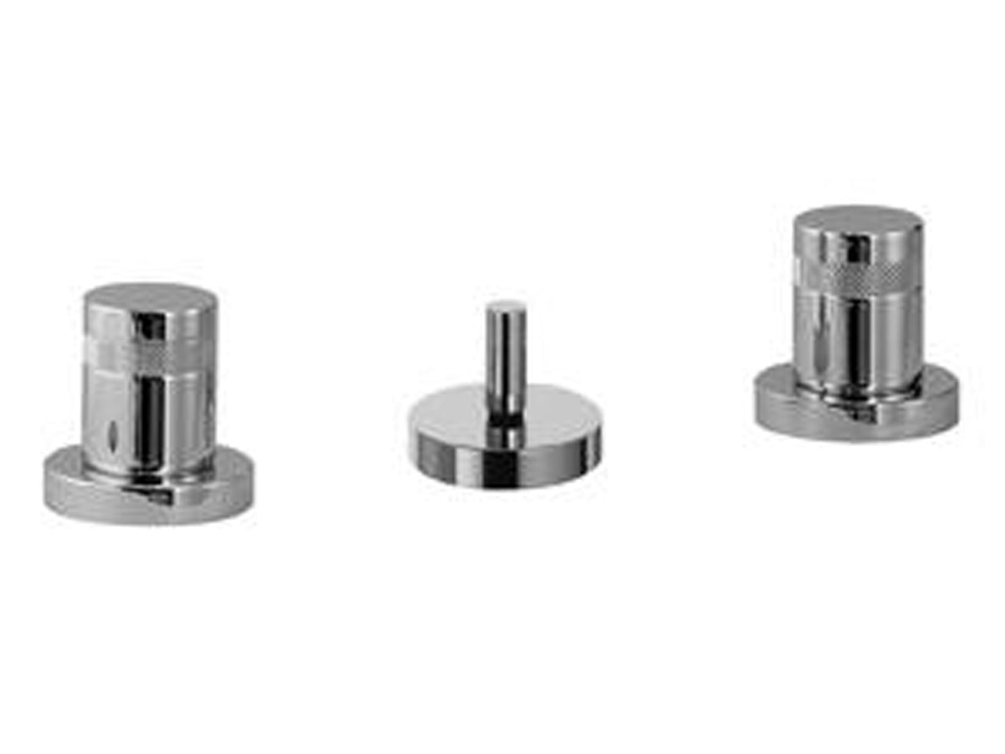 Rubinetterie Treemme X-CHANGE XR Batteria Bidet Senza Canna Con Piletta Di Scarico Automatico Materiale Ottone Finitura Cromata