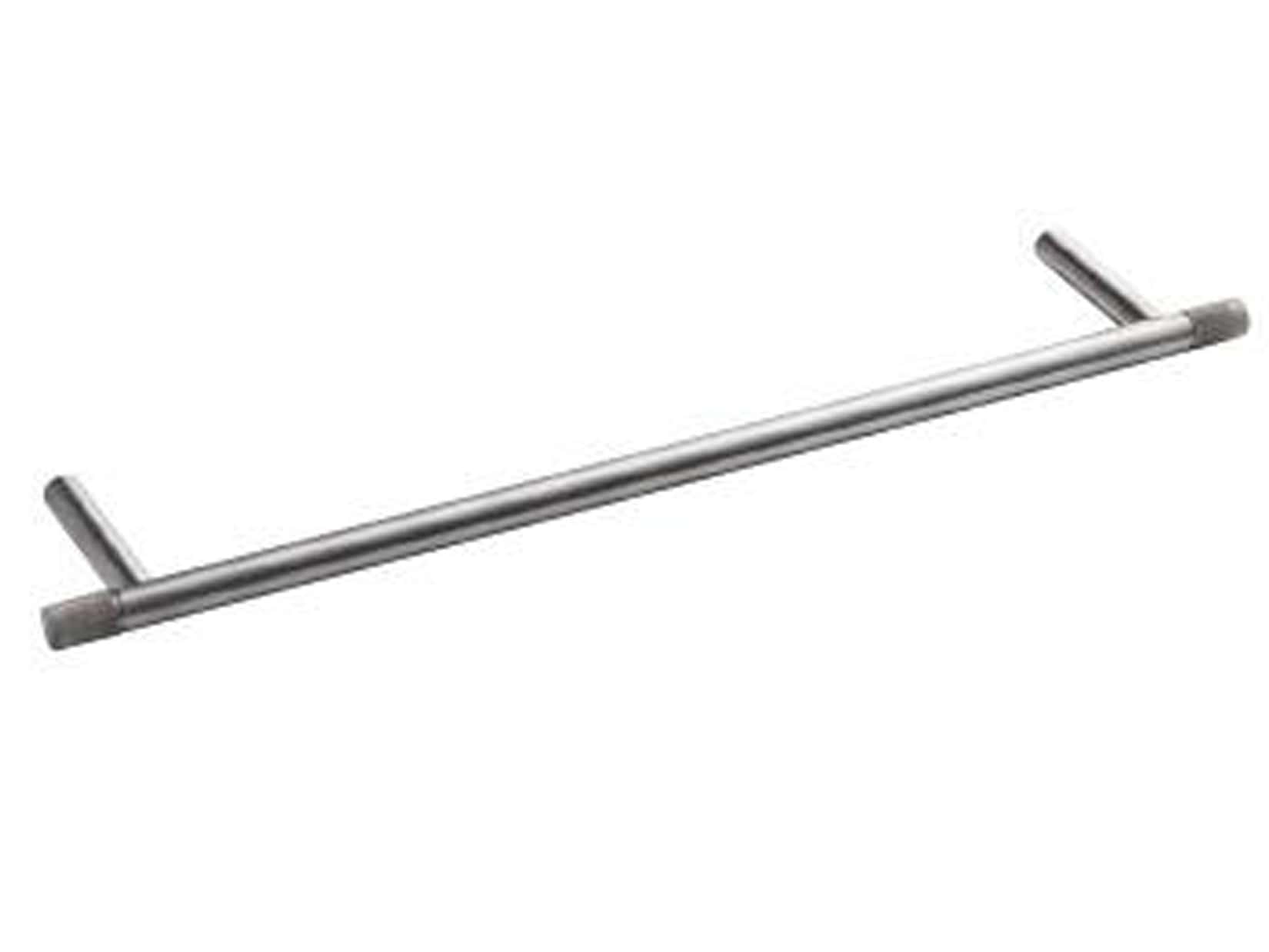 Rubinetterie Treemme 22MM Portasalviette 40 CM Bagno Incasso A Parete Materiale Acciaio Finitura Acciaio Spazzolato Opaco Inox