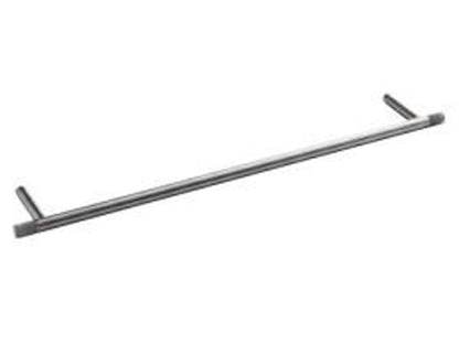 Rubinetterie Treemme 22MM Portasalviette 50 CM Bagno Incasso A Parete Materiale Acciaio Finitura Acciaio Spazzolato