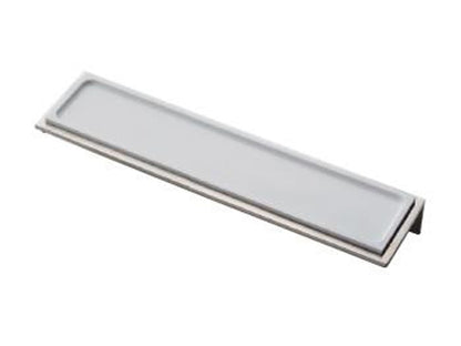 Rubinetterie Treemme 3M 5mm IT 9016 IS ZZ ZZ Mensola 36,6 CM Bagno Incasso A Parete Materiale Corian Con Supporto In Acciaio Inox Finitura Spazzolato