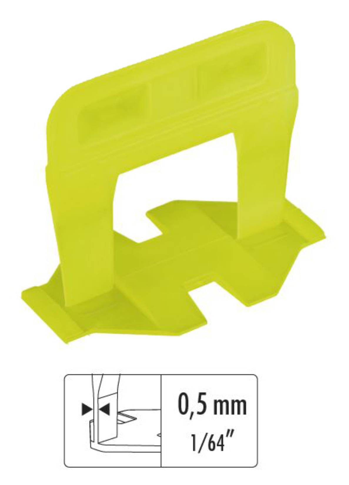 Raimondi Levelling System RLS R.L.S. 180B05H12P0300 300 basi per piastrelle con spessore Altezza da 3 a 12 mm e per fuga 0,5 mm Utensile Distanziatore Auto Livellante Per Posa Pavimento Rivestimento Mattonella Lastra