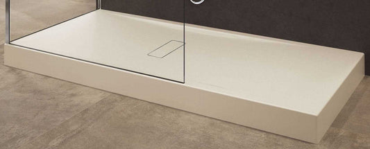 Piatto Doccia Novellini Custom Dimensione 120x100 Altezza Spessore 12 cm Colore Beige Installazione Appoggio Pavimento Superficie Liscia Materiale Acrilico Compreso Piletta Scarico Copri Piletta e Piedini