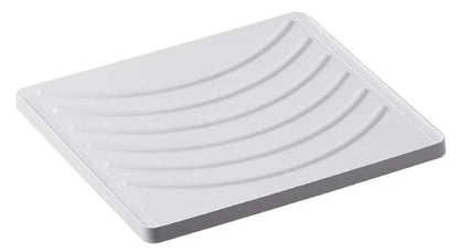 Negrari Garden 9003 Lavatoio Colore Bianco 50x50 H85 cm Mobile in PVC Resistente All’Acqua Apertura Battente Vasca Asse Lavaggio Polipropilene Fornito Montato Piedini Regolabili Per Lavanderia Interno Esterno Ambienti Umidi Con Scarico Sifone Troppopieno