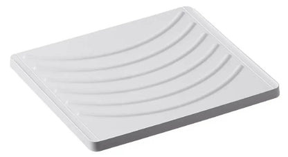 Negrari Rugiada 9046 Lavatoio Colore Bianco 45x50 H85 cm Mobile in PVC Resistente All’Acqua Apertura Battente Vasca Asse Lavaggio Polipropilene Fornito Montato Piedini Regolabili Per Lavanderia Interno Esterno Ambienti Umidi Con Scarico Sifone Troppopieno