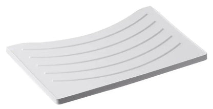 Negrari Rugiada 9047 Lavatoio Colore Bianco 60x60 H85 cm Mobile PVC Resistente Acqua Apertura Ante Battente Vasca Asse Lavaggio Polipropilene Fornito Montato Piedini Regolabili Per Lavanderia Interno Esterno Ambienti Umidi Con Scarico Sifone Troppopieno