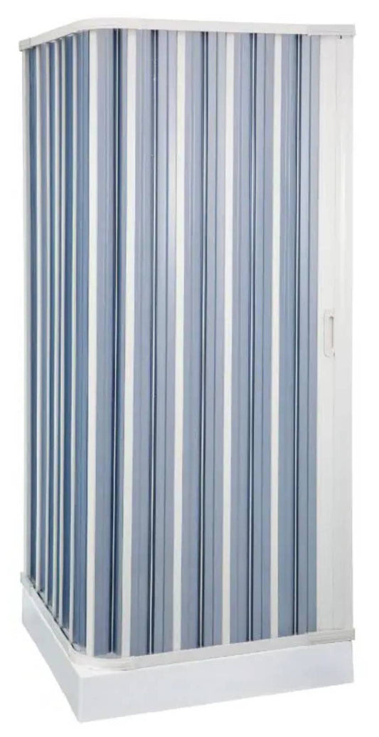 Negrari Styletech Professional S2S90S Box Doccia Estensibile Riducibile 2 Lati 80-92 68-80 H184 cm Installazione Angolare Forma Rettangolare Colore Bianco Apertura Ante Scorrevoli Soffietto Angolo Sinistra Profili PVC Pannelli Infrangibili Antiingiallenti