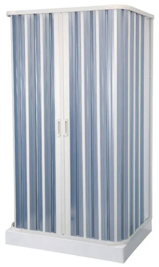 Negrari Styletech Professional S3S80 Box Doccia Estensibile Riducibile 3 Lati 68-80x80x68-80 H184 cm Installazione Muro Forma Quadrato Rettangolare Colore Bianco Apertura Ante Scorrevoli a Soffietto Profili PVC Pannelli Infrangibili Antiingiallenti