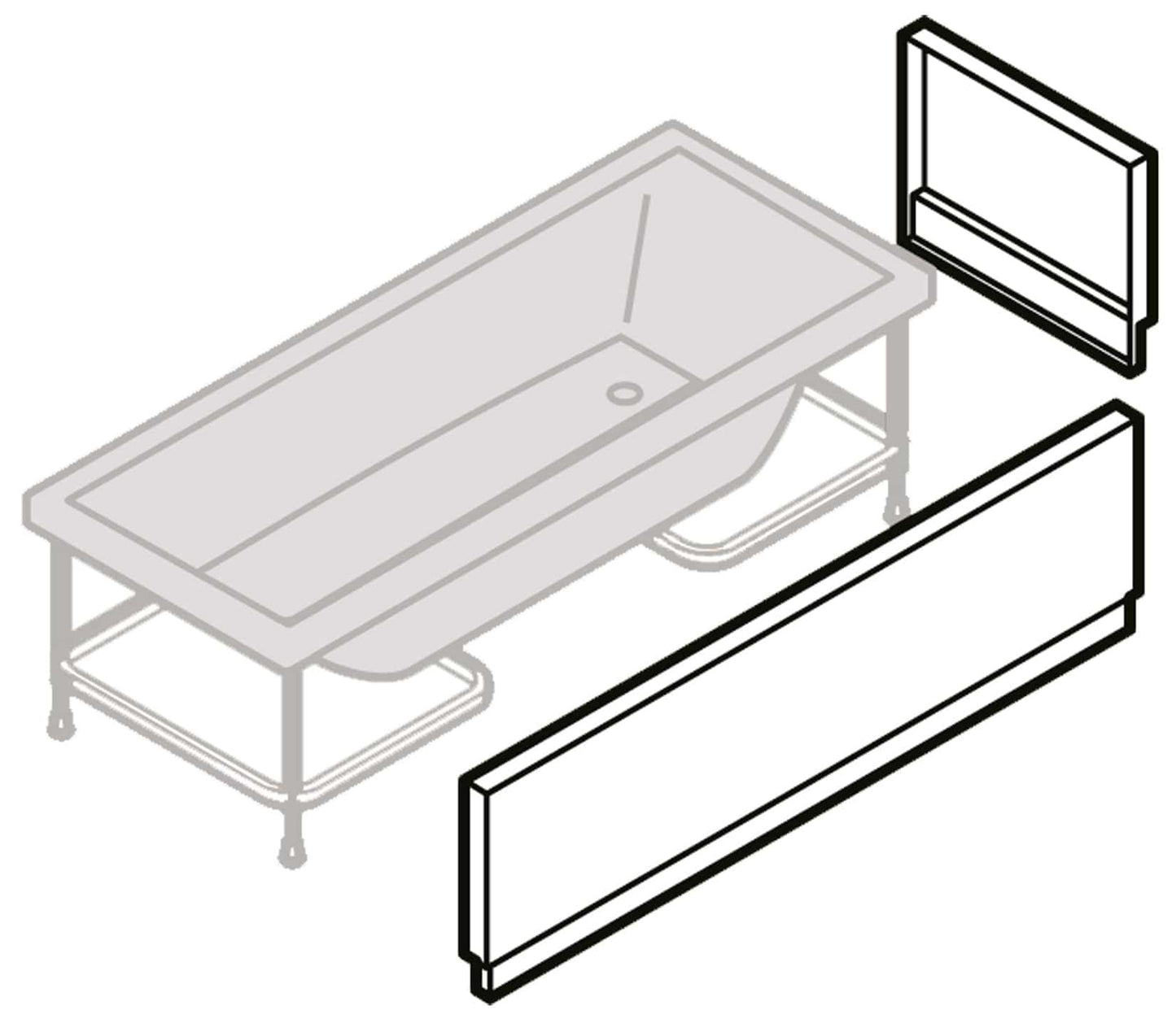 Novellini Calos 2.0 Vasca da Bagno Versione Hydro Disinfezione Idromassaggio Whirlpool 6 Getti Misura 150x70 cm Installazione Reversibile Forma Rettangolare 1 Pannello Frontale 1 Laterale Materiale Acrilico Colore Bianco Lucido Colonna Poggiatesta Display
