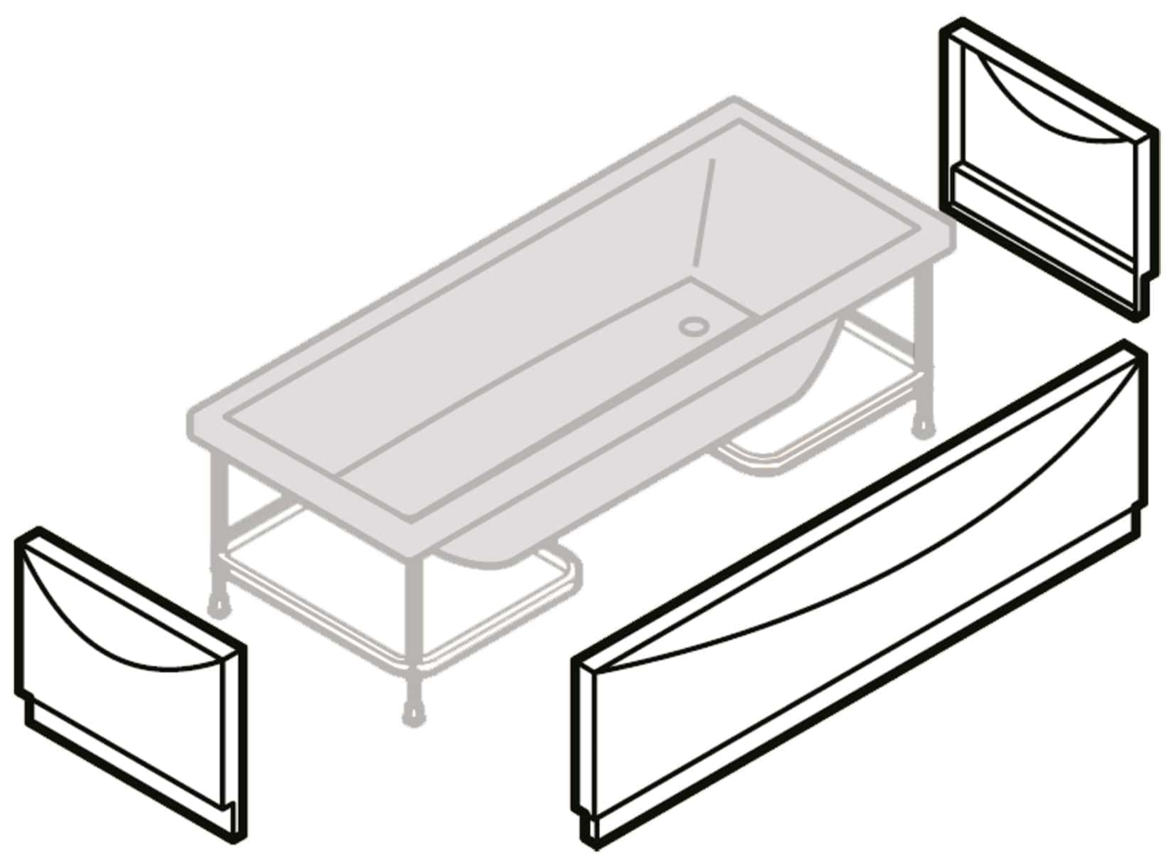 Novellini Calos 2.0 Vasca da Bagno Versione Hydro Disinfezione Idro Whirlpool 6 Jets Misura 160x70 cm Installazione Reversibile Forma Rettangolare 1 Pannello Frontale 2 Laterali Materiale Acrilico Colore Bianco Lucido Colonna Rubinetto Poggiatesta Display