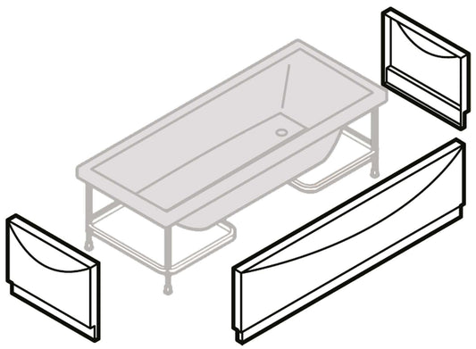 Novellini Calos 2.0 Vasca da Bagno Versione Hydro Disinfezione Idro Whirlpool 6 Jets Misura 170x75 cm Installazione Reversibile Forma Rettangolare 1 Pannello Frontale 2 Laterali Materiale Acrilico Colore Bianco Lucido Colonna Rubinetto Poggiatesta Display