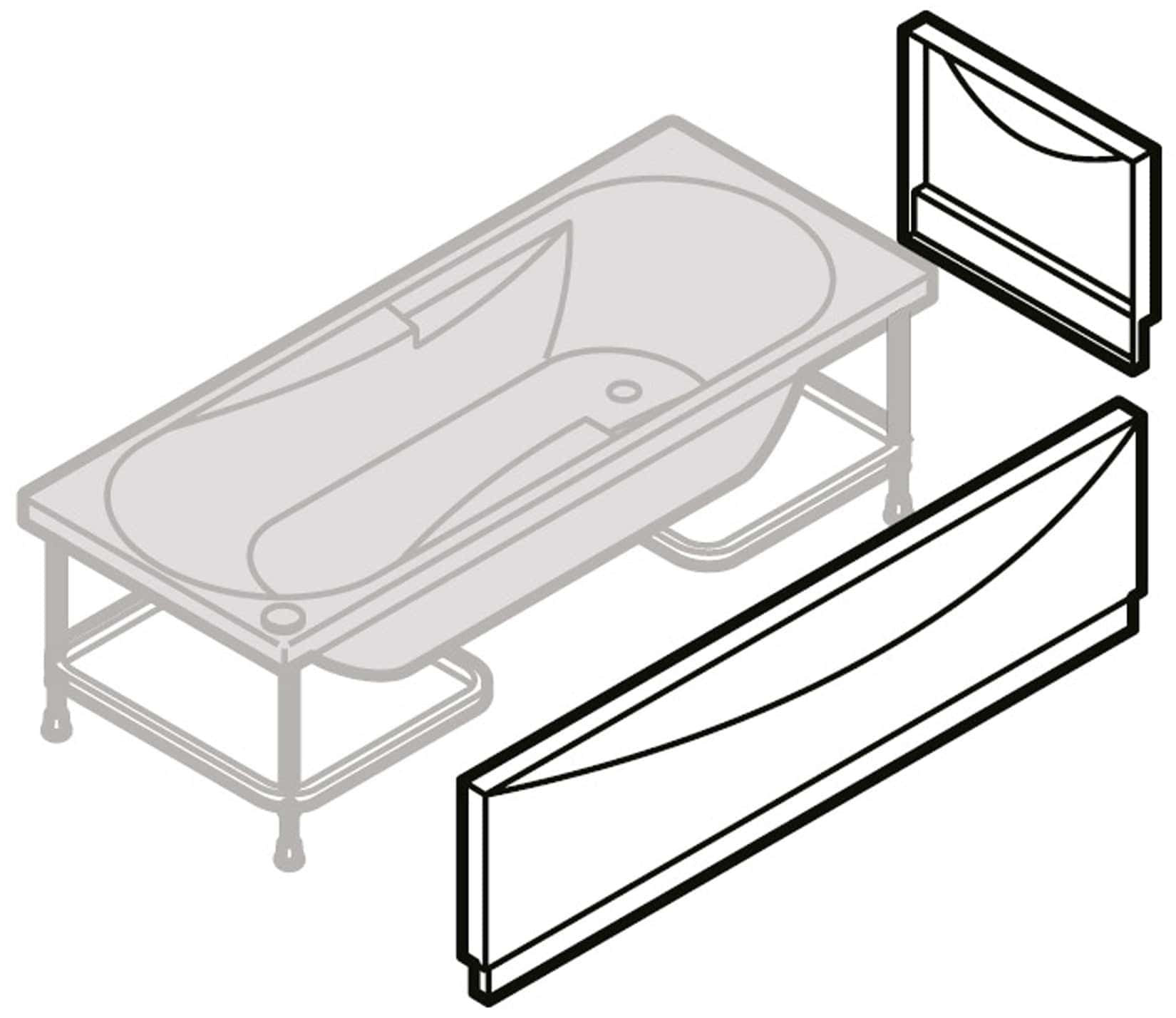 Novellini Calypso Vasca da Bagno Versione Hydro Con Disinfezione Misura 170x70 H55 cm Idro Whirlpool 6 Getti Installazione Sinistra Forma Esterna Rettangolare Interna ad Otto 2 Pannelli Materiale Acrilico Colore Bianco Lucido Colonna Rubinetto Cuscino
