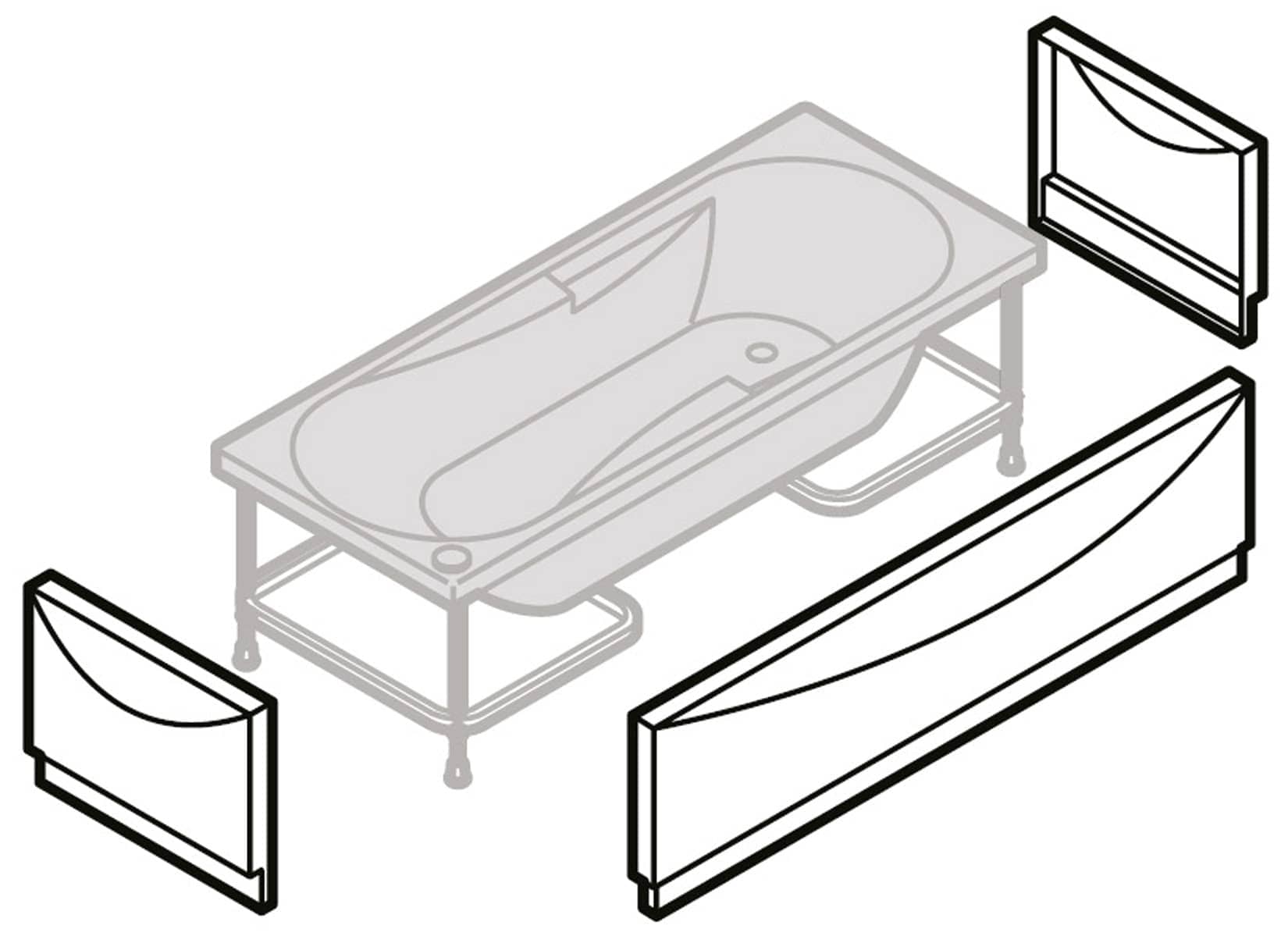 Novellini Calypso Vasca da Bagno Versione Hydro Con Disinfezione Misura 160x70 H55 cm Idro Whirlpool 6 Getti Installazione Sinistra Forma Esterna Rettangolare Interna ad Otto 3 Pannelli Materiale Acrilico Colore Bianco Lucido Colonna Poggiatesta