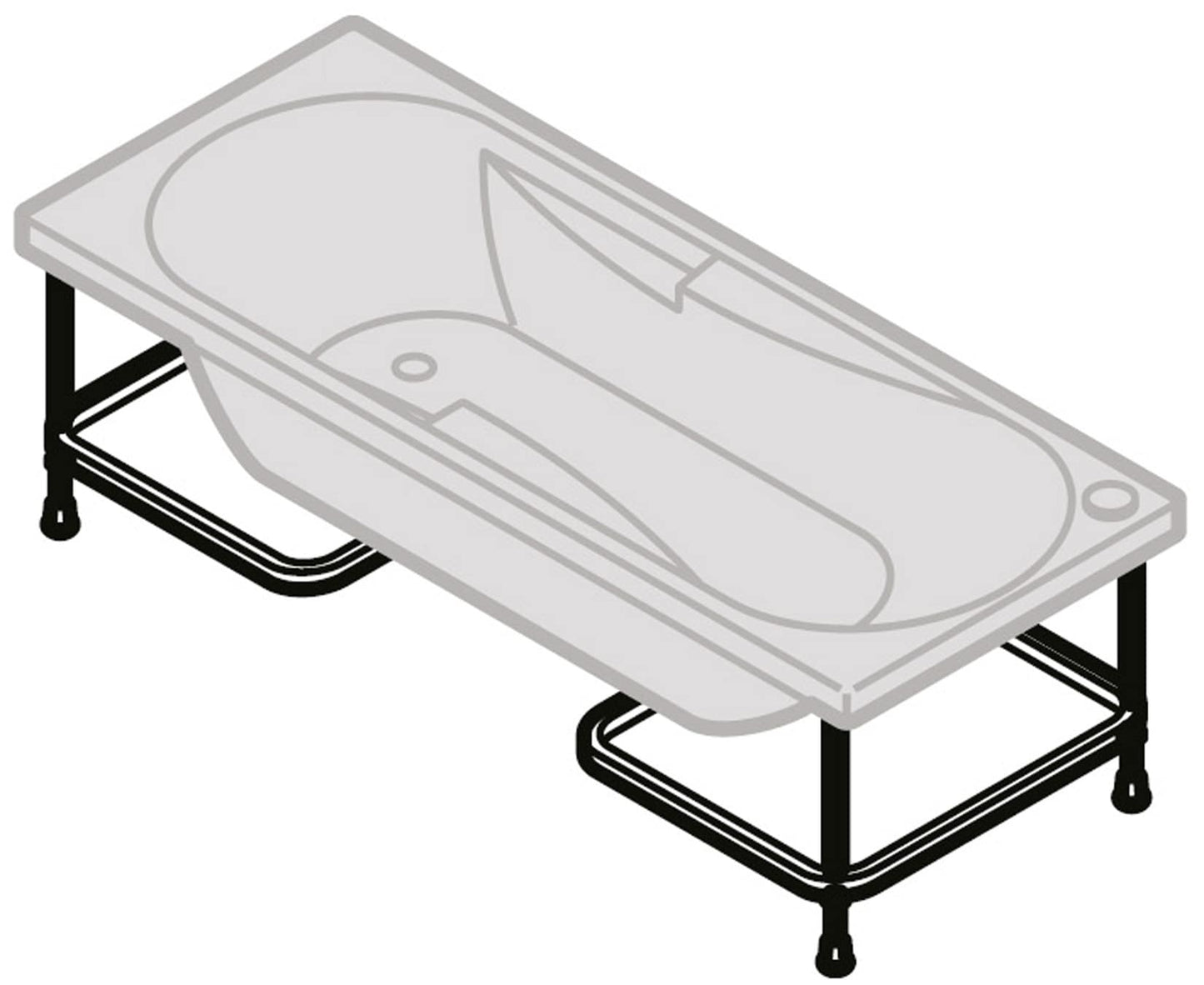 Novellini Calypso Vasca da Bagno Versione Hydro Con Disinfezione Misura 180x80 H55 cm Idro Whirlpool 6 Getti Installazione Destra Forma Esterna Rettangolare Interna ad Otto Senza Pannelli Materiale Acrilico Colore Bianco Lucido Colonna Poggiatesta