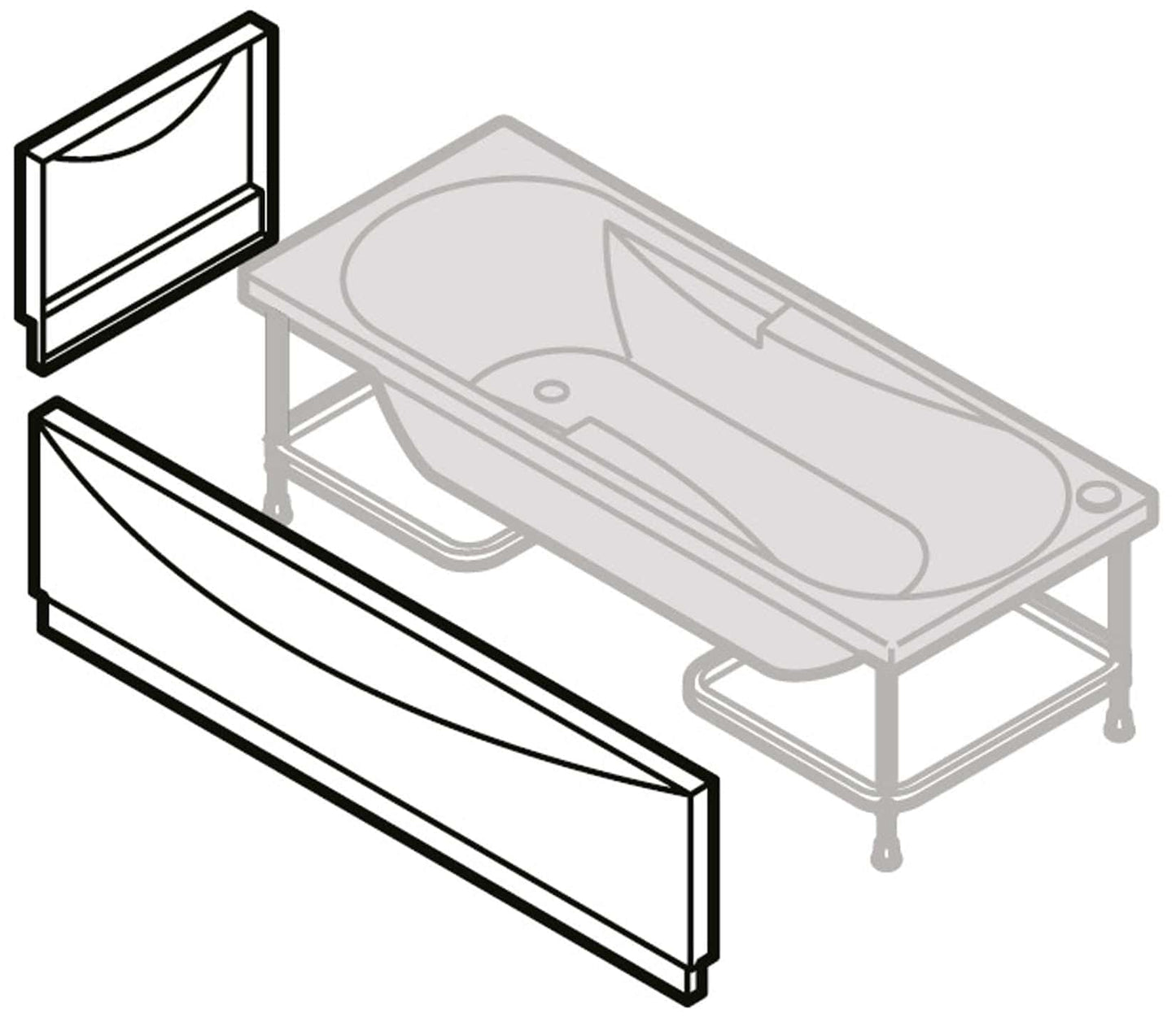 Novellini Calypso Vasca Bagno Versione Hydro Plus Misura 180x80 H55 cm Idromassaggio Whirlpool 6 Getti Disinfezione Airpool 12 Jets Installazione Destra Forma Esterna Rettangolare Interna ad Otto 2 Pannelli Colore Bianco Lucido Colonna Rubinetto Cuscino
