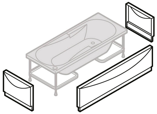 Novellini Calypso Vasca Bagno Versione Hydro Plus Misura 150x70 H55 cm Idromassaggio Whirlpool 6 Getti Disinfezione Airpool 12 Jets Installazione Sinistra Forma Esterna Rettangolare Interna ad Otto 3 Pannelli Colore Bianco Lucido Colonna Poggiatesta