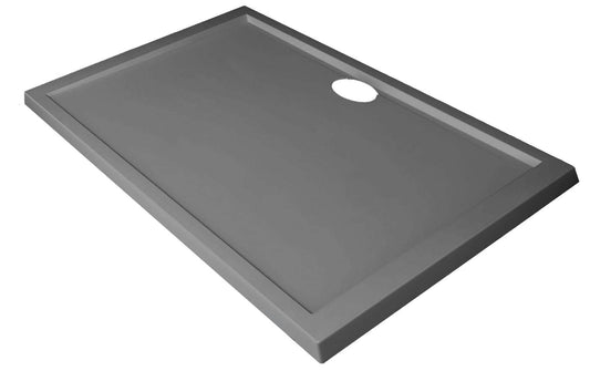 Novellini Olympic Piatto Doccia Slim Dimensione 100x70 Altezza Spessore 4,5 cm Colore Grigio Forma Rettangolare Installazione Appoggio Pavimento Superficie Liscia Materiale Metacrilico Escluso di Piletta di Scarico e Copripiletta