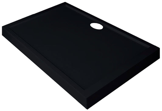 Novellini Olympic Piatto Doccia Alto Dimensione 120x80 Altezza Spessore 11,5 cm Colore Nero Forma Rettangolare Installazione Appoggio Pavimento Superficie Liscia Materiale Acrilico Escluso di Piletta di Scarico Copripiletta Piedini