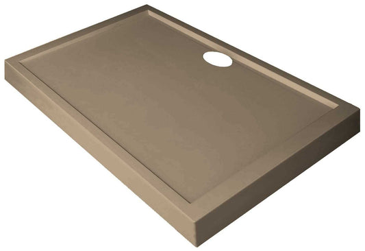 Novellini Olympic Piatto Doccia Alto Dimensione 120x80 Altezza Spessore 11,5 cm Colore Terra Corda Forma Rettangolare Installazione Appoggio Pavimento Superficie Liscia Materiale Acrilico Escluso di Piletta di Scarico Copripiletta Piedini