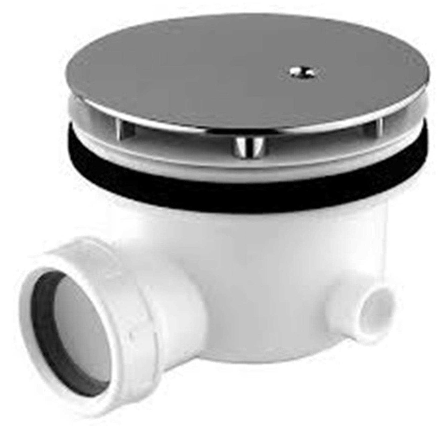 Novellini Olympic Plus Piatto Doccia Dimensione 110X70 Altezza Spessore 4,5 cm Colore Nero Installazione Appoggio Pavimento Superficie Liscia Materiale Metacrilato Compreso Piletta Scarico e Copri Piletta