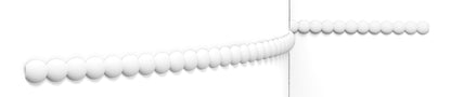 Orac Decor P9904F Cornice Profilo Parete Purotouch® Poliuretano Flessibile Flex Bianco Resistente Agli Urti Calore Acqua Facile Da Installare Verniciabile Pretrattata Primer Acrilico Impermeabile Per Interno ed Esterno Ambienti Umidi Misura 200x2,5x0,9 cm